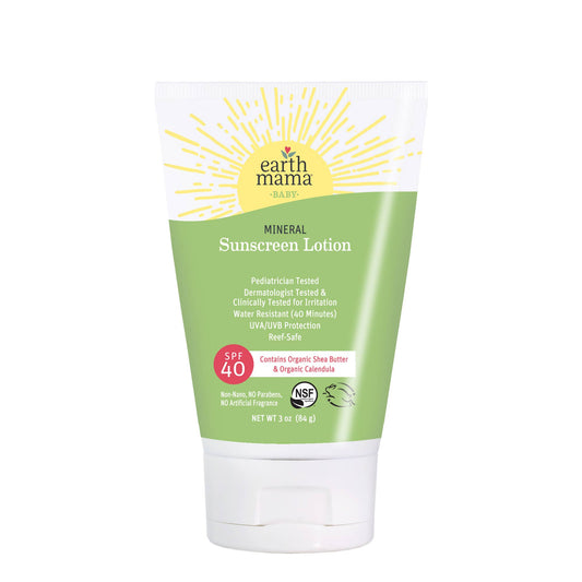 Earth Mama | Baby Mineral Sunscreen Lotion SPF 40