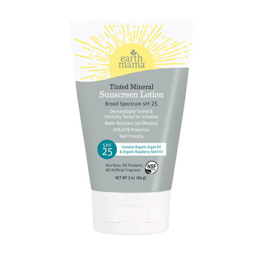 Earth Mama | Tinted Mineral Sunscreen Lotion SPF 25